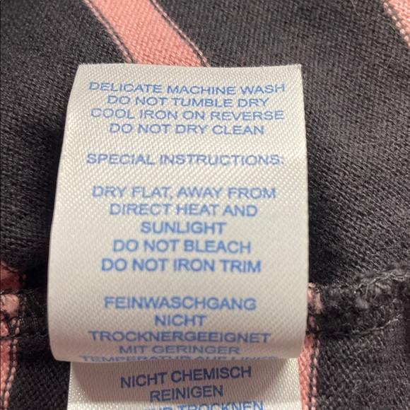 Boden Women’s Longsleeve Brown/Pink Stripe Peter Pan Collar Knit Top 8 EUC - Picture 8 of 10